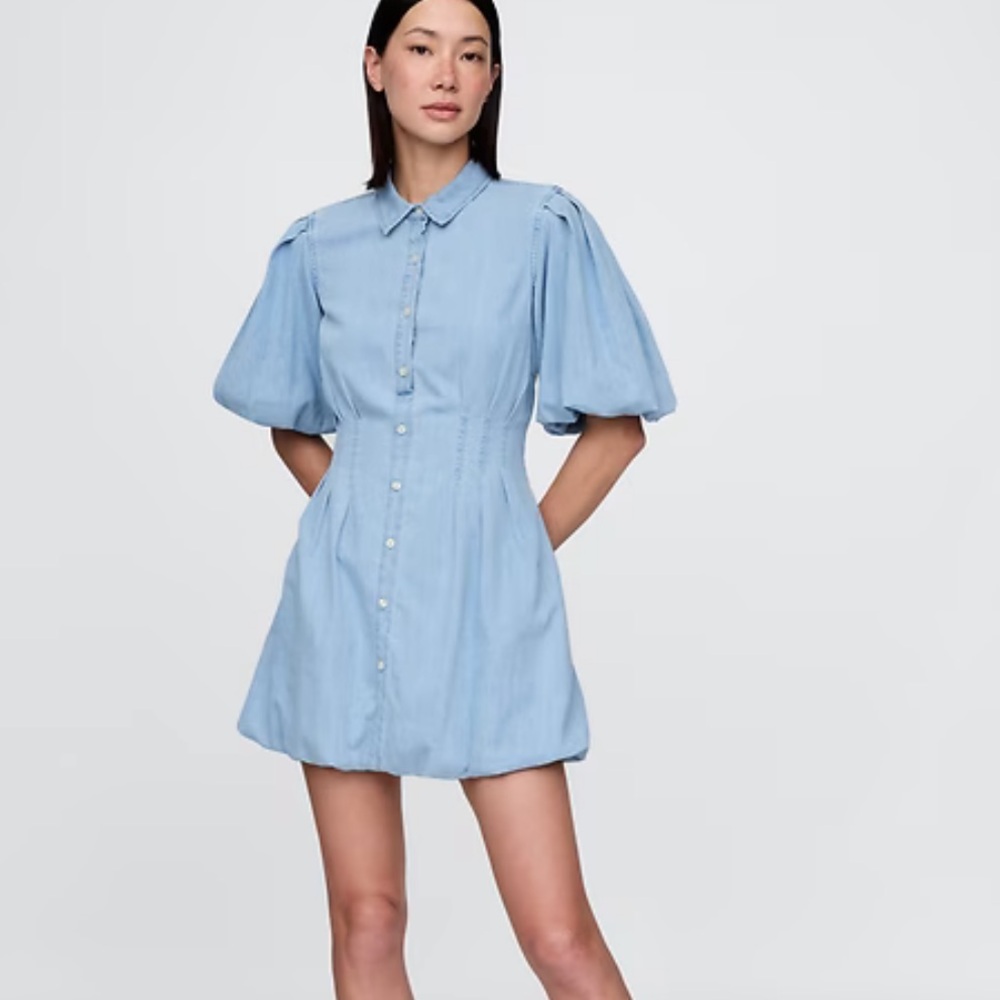 GAP Denim Mini Bubble mini shirt Dress